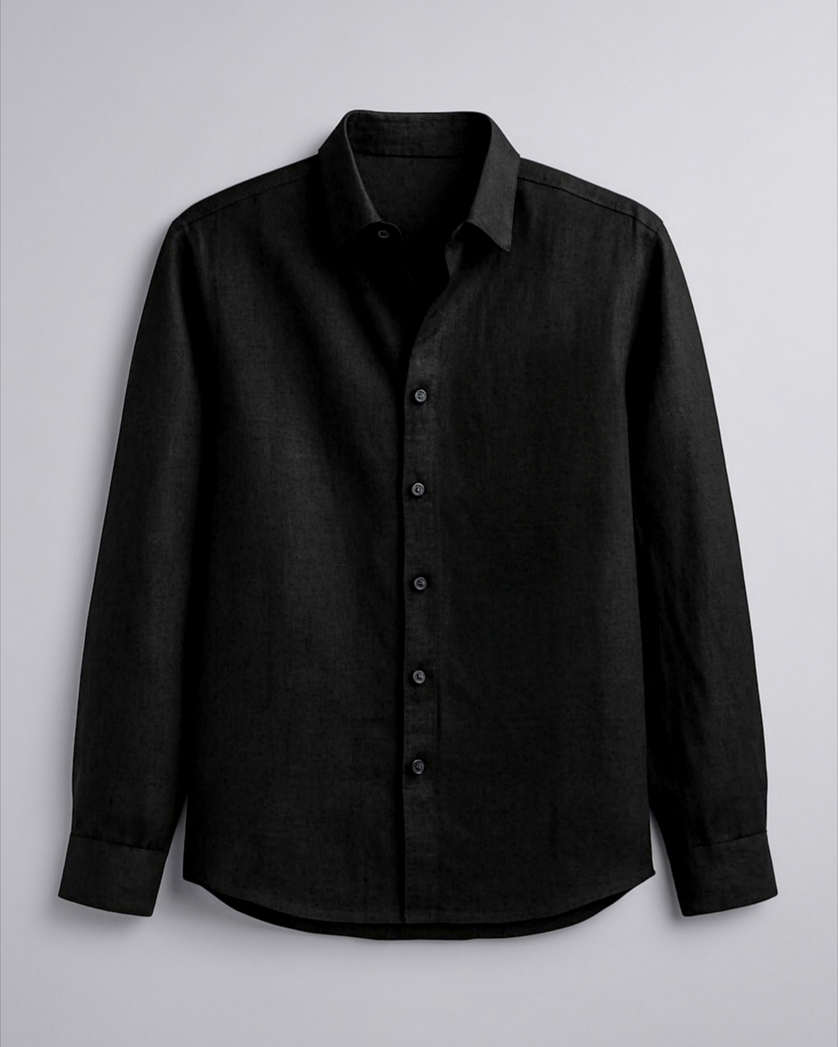 Black Linen Shirt