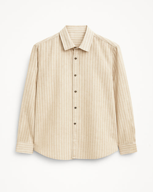 Beige Linen Blend