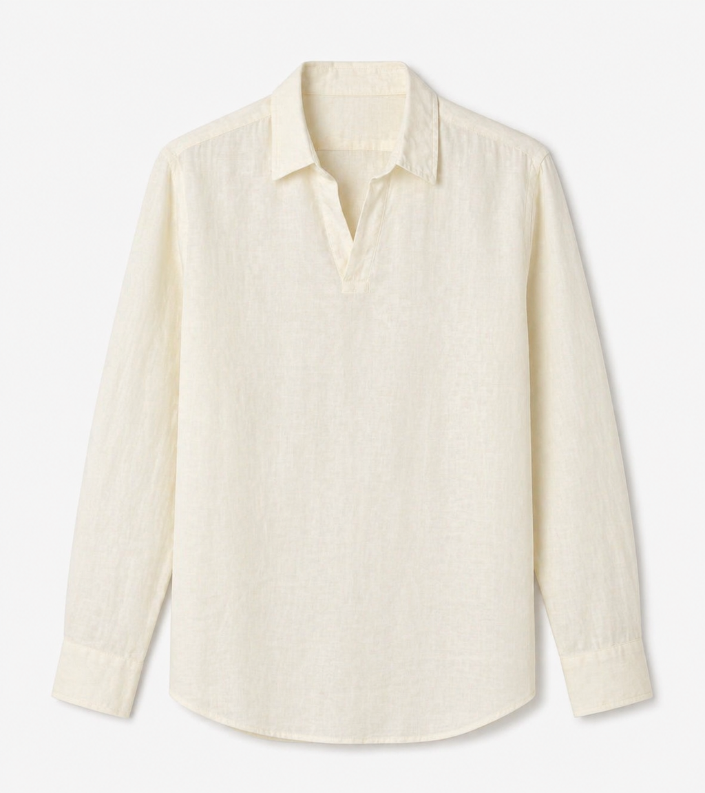 Butter Ivory Linen Shirt