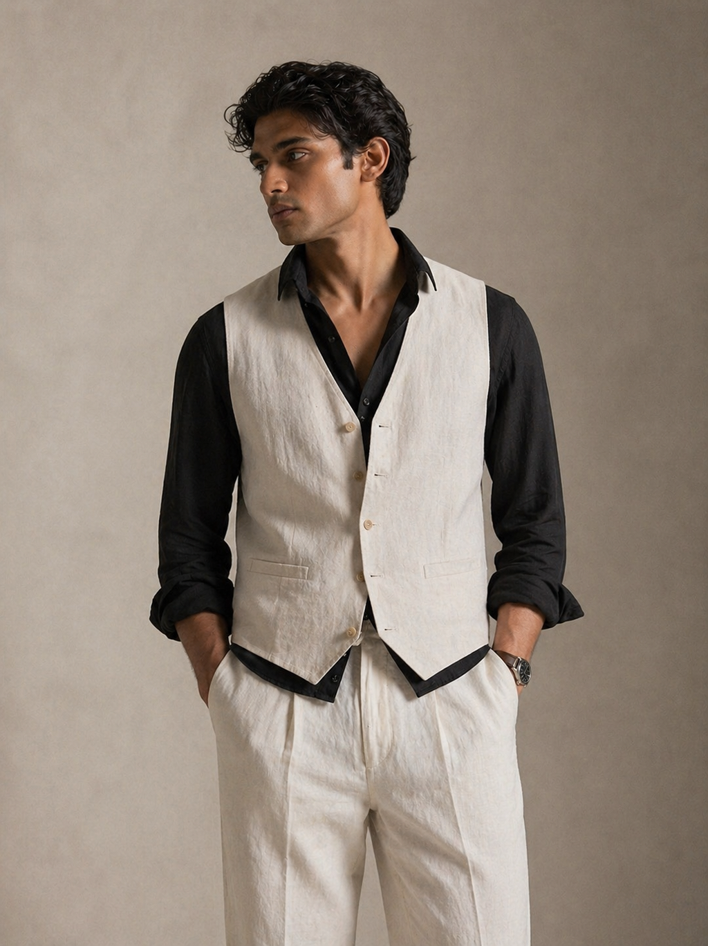 Black Linen Shirt