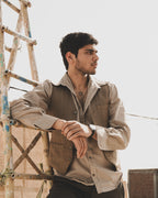 Stone Linen Shirt
