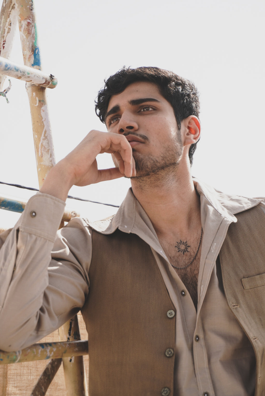 Stone Linen Shirt