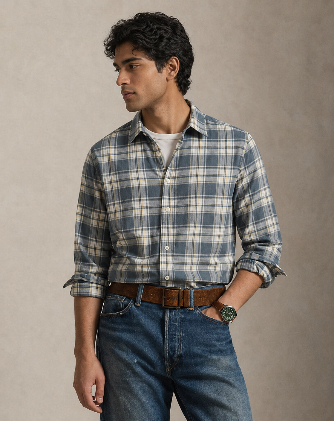 Madras Check Workshirt