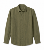 Olive Linen Shirt